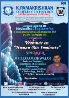 HUMAN BIO IMPLANTS 2021 Webinar Poster